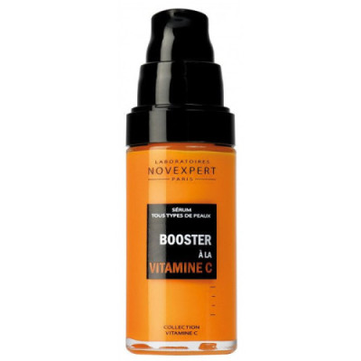 NOVEXPERT COFFRET SERUM BOOSTER A LA VITAMINE C 30 ML + MOUSSE NETTOYANTE FLASH ECLAT 40ML OFFERT