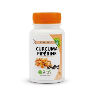 MGD CURCUMA PIPERINE 60 GELULES
