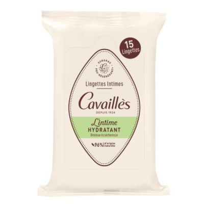 ROGE CAVAILLES LINGETTES INTIME HYDRATANT 15 UNITES