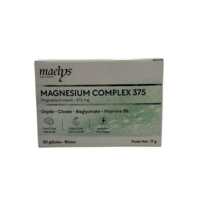 MAELYS MAGNESIUM COMPLEX 375 30GELULES