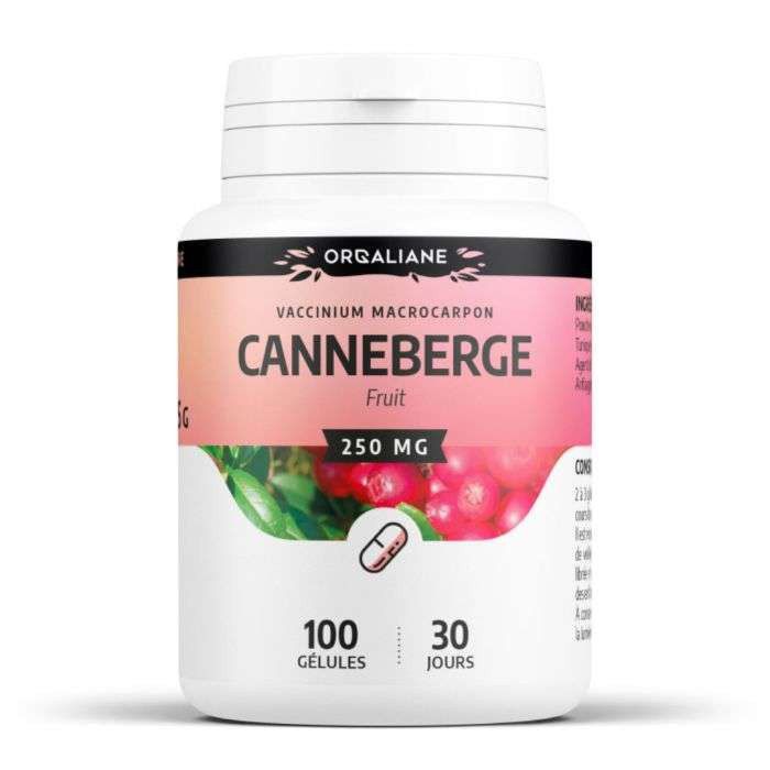 GPH ORGALIANE CANNEBERGE 250MG 100 GELULES