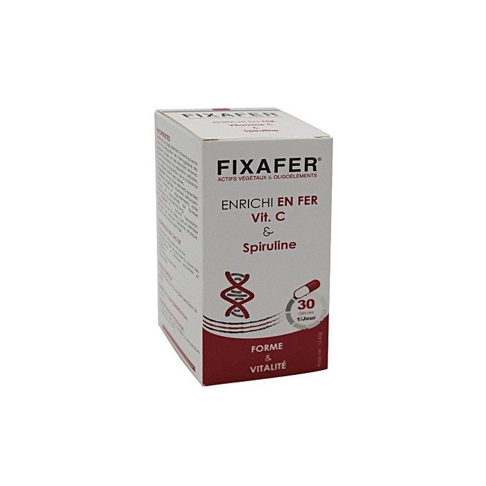 FIXAFER FER ET VITAMINE C 30 GELULES