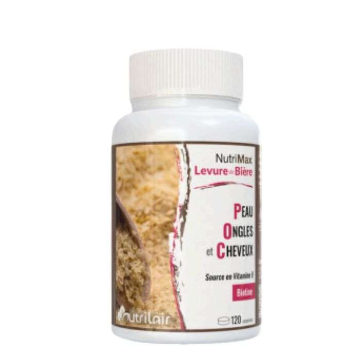 NUTRIMAX LEVURE DE BIERE 120 COMPRIMES