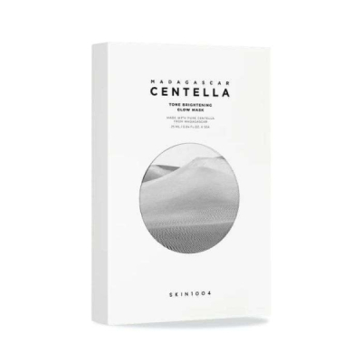 SKIN1004 MADAGASCAR CENTELLA TONE BRIGHTENING GLOW MASK 25ML PACK DE 5