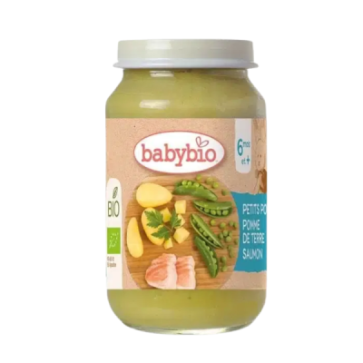 BABYBIO POT PETITS POS POMME DE TERRE SAUMON 6 MOIS+ 200 G