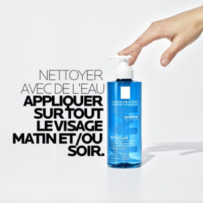 LA ROCHE POSAY EFFACLAR GEL MOUSSANT PURIFIANT PEAUX SENSIBLES GRASSES 400 ML