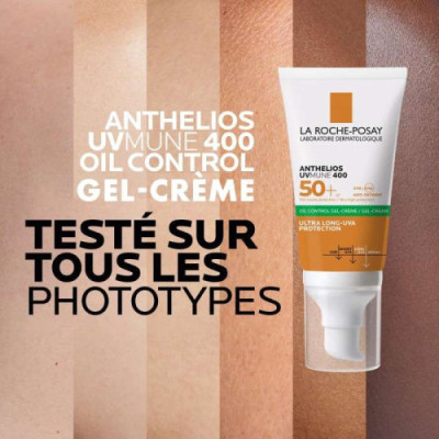 LA ROCHE POSAY ANTHELIOS UVMUNE400 OIL CONTROL INVISIBLE SPF50+ 50ML