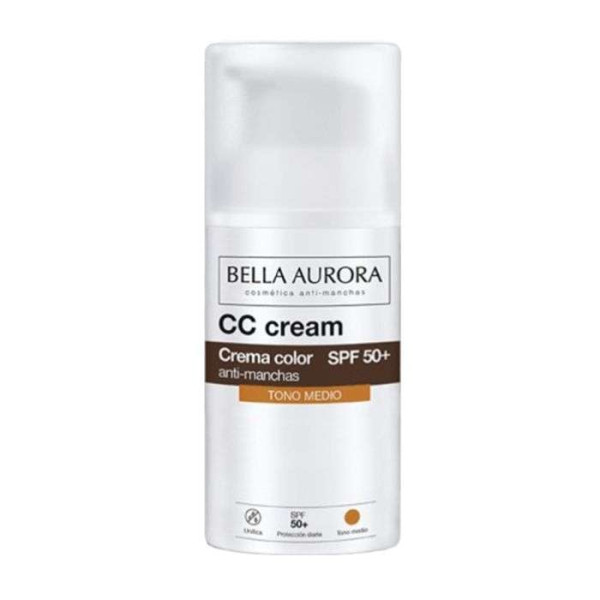 BELLA AURORA CC CREME ANTI TACHES SPF50 TEINTE MEDIUM