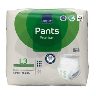 ABENA PANTS PREMIUM LARGE L3 15 PIECES