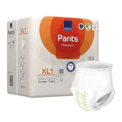 ABENA PANTS PREMIUM X LARGE XL 1 16 PIECES
