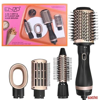 ENZO PROFESSIONAL GOLD 4-IN-1 DRY AND STYLEHOT AIR HAIR BRUSH REF EN-6207