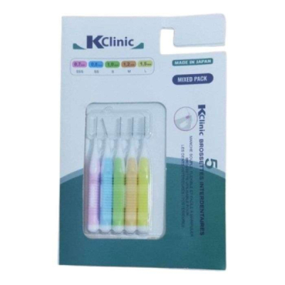 KIN KCLINIC BROSSETTES INTERDENTAIRES MIXTE 5 UNITES