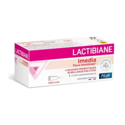 PILEJE LACTIBIANE IMEDIA BOITE DE 4 STICKS ORODISPERSIBLES