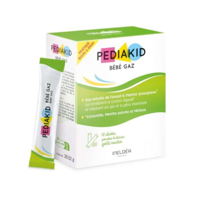 PEDIAKID BEBE GAZ 12 STICKS