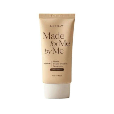 AXIS Y MADE FOR ME BY ME BIOME DOUBLE DEFENSE SUNSCREEN SPF 50+PA+ 50 ML