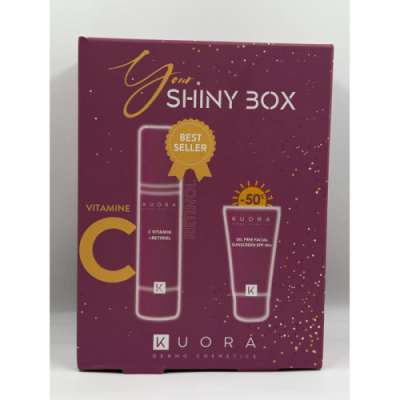 KUORA COFFRET YOUR BOX VITAMINE C + RETINOL ET OIL FREECFACIAL