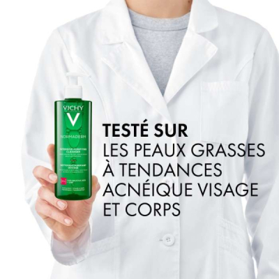 VICHY NORMADERM GEL PURIFIANT INTENSE PEAU GRASSE ET ACNEIQUE 400 ML