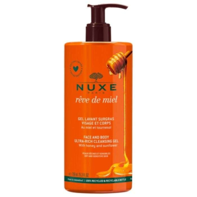 NUXE REVE DE MIEL GEL LAVANT SURGRAS 750 ML