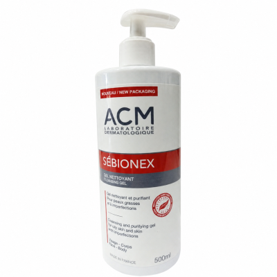 ACM SEBIONEX GEL NETTOYANT 500 ML