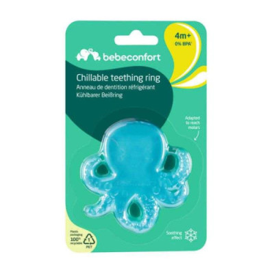 BEBE CONFORT ANNEAU DE DENTITION REFRIGERANT 4 MOIS+ OCTUPUS BLEU
