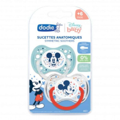DODIE 2 SUCETTES ANATOMIQUE +6 MOIS