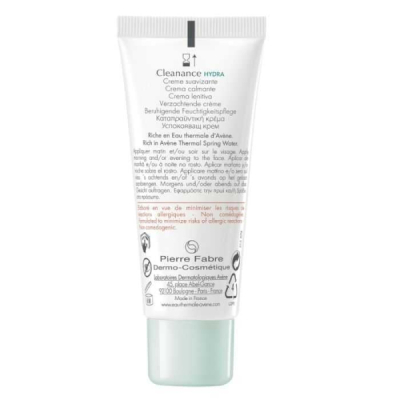 AVENE CLEANANCE HYDRA CREME APAISANTE 40 ML