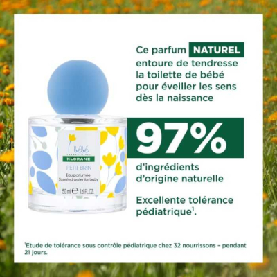 KLORANE BEBE PETIT BRIN EAU PARFUMEE 50 ML