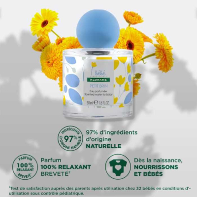 KLORANE BEBE PETIT BRIN EAU PARFUMEE 50 ML